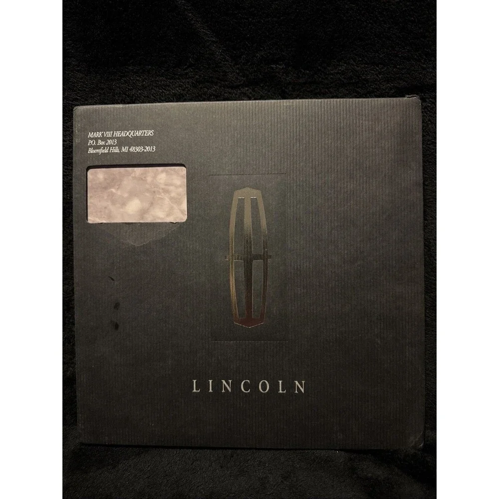 1993 Lincoln Mark VIII Luxury Prestige Sales Brochure & VHS Tape in Box